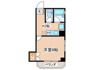 ハピネス中町の物件間取画像